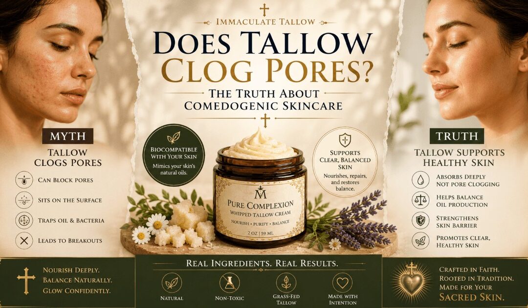 Does Tallow Clog Pores? The Truth About Comedogenic Skincare