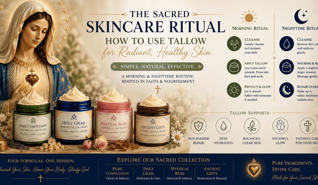 The Sacred Skincare Ritual: How to Use Tallow for Radiant, Healthy Skin (Morning & Night)