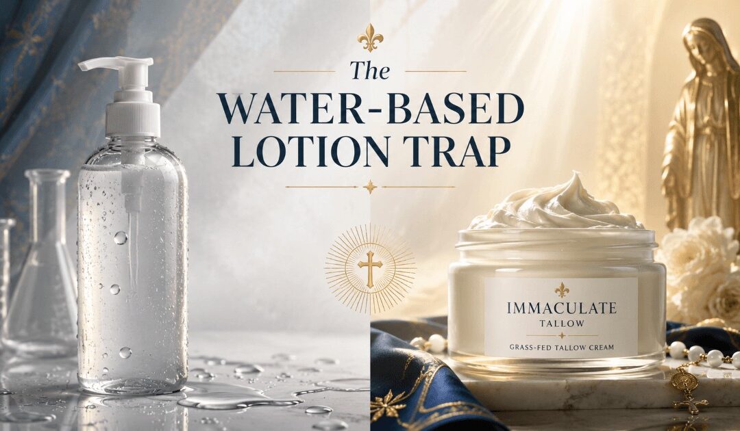 The Water-Based Lotion Trap: The Hidden Irritants in Conventional Skincare